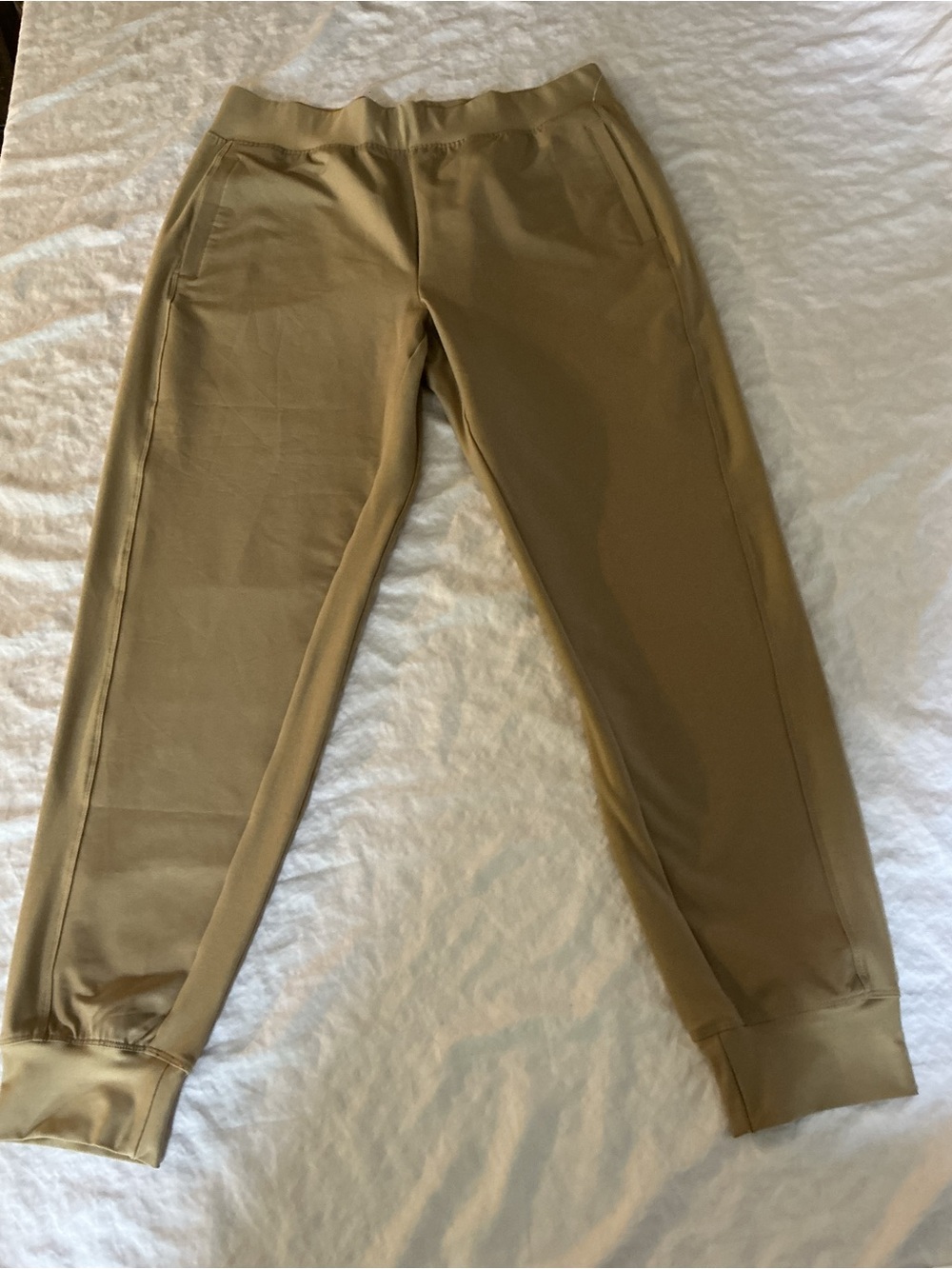 Eddie Bauer Tan Women’s Stretch Jogger Pants Large NWOT